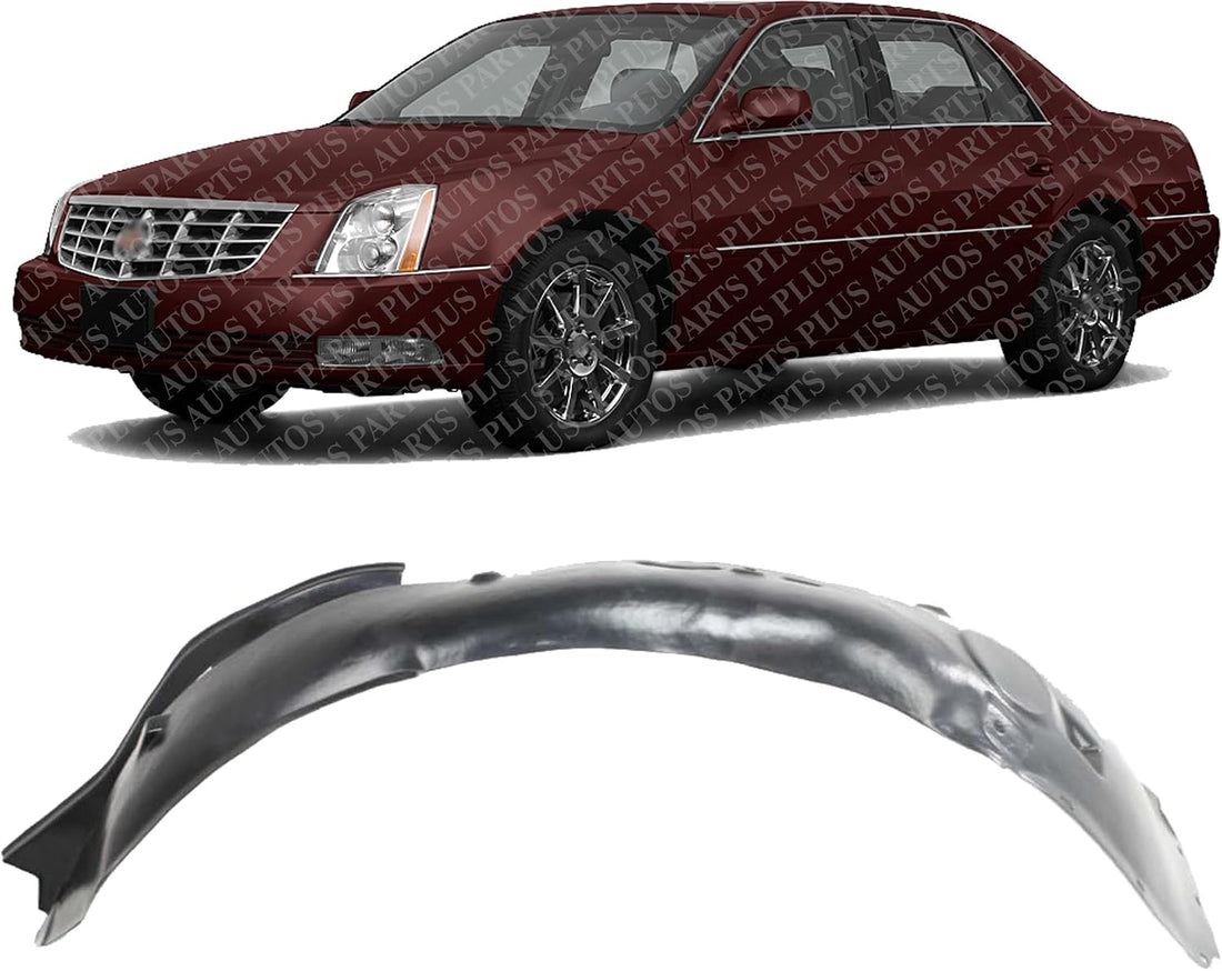 Front Fender Liner Left Driver Side Direct Replacement Compatible With 2006-2011 Cadillac DTS GM1250116 15286087