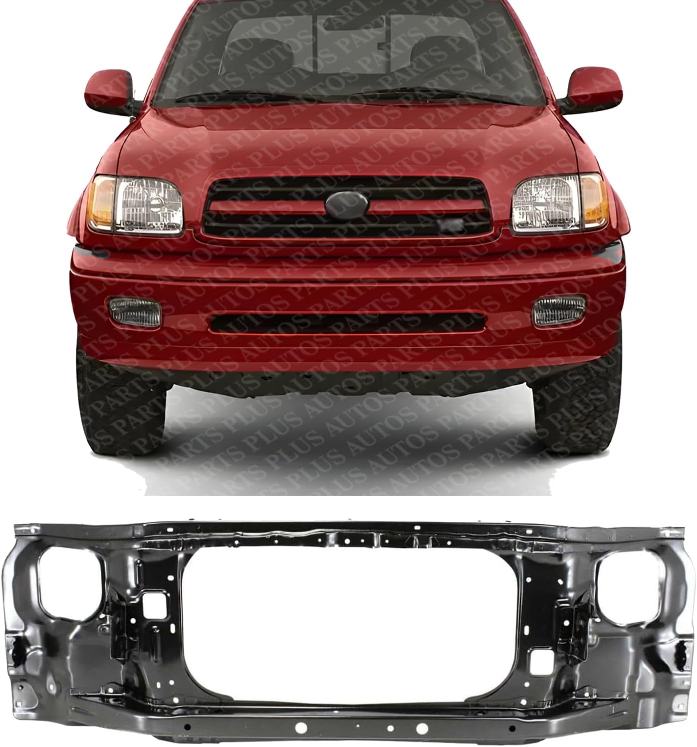 Front Radiator Support Assembly Steel Direct Replacement Compatible With 2000-2006 Toyota Tundra TO1225212 532010C011