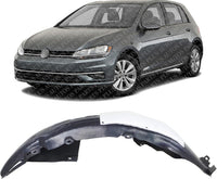 Front Fender Liner Rear Section Left Driver Side Direct Replacement Compatible With 2018-2021 Volkswagen Golf / 2015-2020 e-Golf VW1248146 5G0805969P