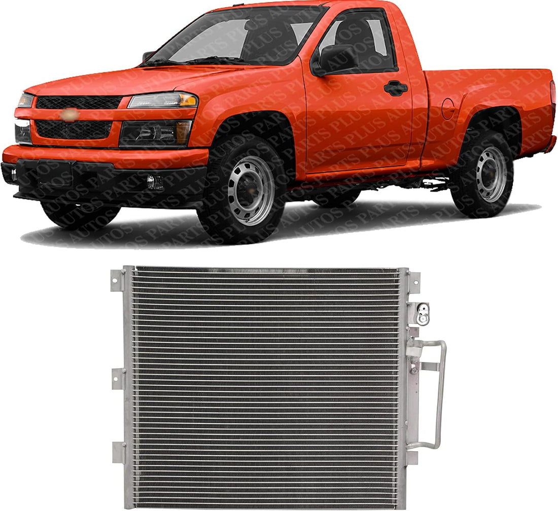 Front A/C Condenser Aluminum Core Direct Replacement Compatible With 2004-2012 Chevrolet Colorado/GMC Canyon GM3030262 89019343