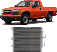 Front A/C Condenser Aluminum Core Direct Replacement Compatible With 2004-2012 Chevrolet Colorado/GMC Canyon GM3030262 89019343