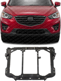 Front Radiator Support Assembly Plastic Direct Replacement Compatible With 2013-2016 Mazda CX-5 MA1225145 KD5353110A