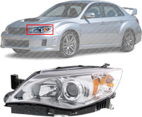 Front Head Light Assembly Left Driver Side Direct Replacement Compatible With 2012-2014 Subaru Impreza SU2502148 84001FG391