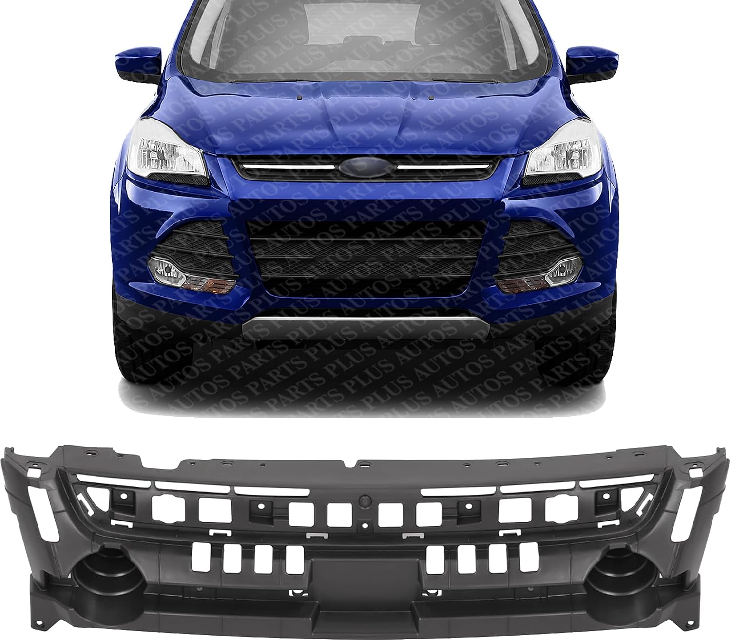 Front Grille Mounting Header Panel Plastic Direct Replacement Compatible With 2013-2016 Ford Escape FO1223121 CJ5Z8A284B