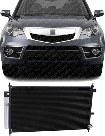 Front A/C Condenser Aluminum Core Direct Replacement Compatible With 2007-2012 Acura RDX AC3030123 80110STKA01