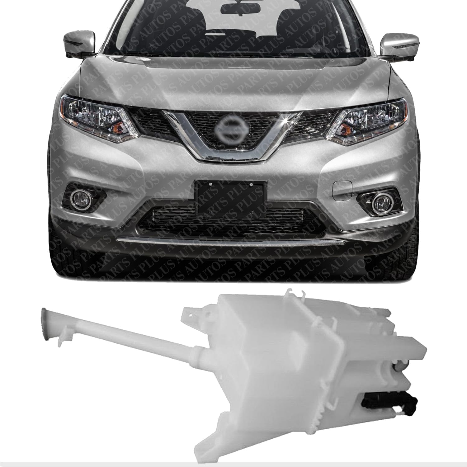 Washer Reservoir With Pump And Cap Direct Replacement Compatible With 2014-2016 Nissan Rogue NI1288167 289104BA0A-PFM