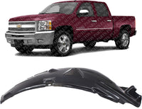 Front Fender Liner Left Driver Side Direct Replacement Compatible With 2007-2013 Chevrolet Silverado 1500 GM1248183 20953678