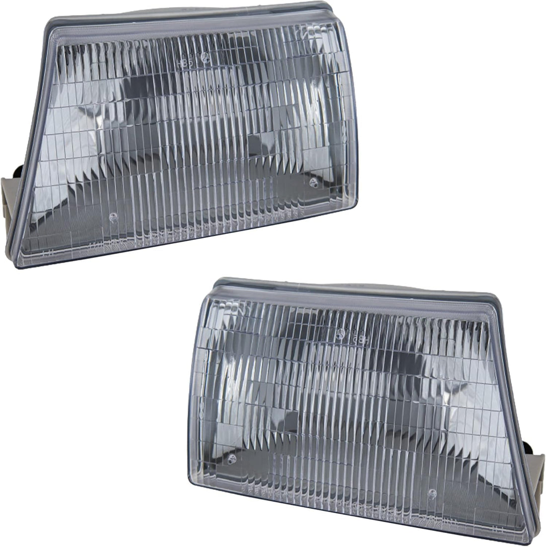 Set Of 2 Front Headlight Assembly Right Passenger & Left Driver Side Direct Replacement Compatible With 1998-2000 Mazda Pickup MA2502113 MA2503113 ZZP051040B ZZP051030B