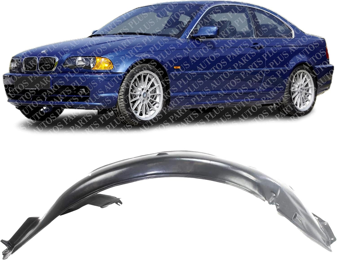 Front Fender Liner Left Driver Side Direct Replacement Compatible With 1992-1999 BMW 3-Series BM1250105 51711977047