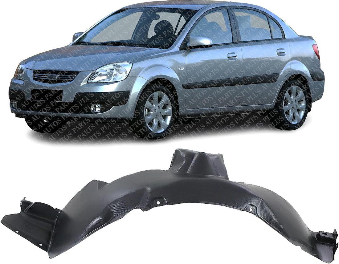 Front Fender Liner Left Driver Side Direct Replacement Compatible with 2003-2005 Kia Rio KI1250106 86811FD000