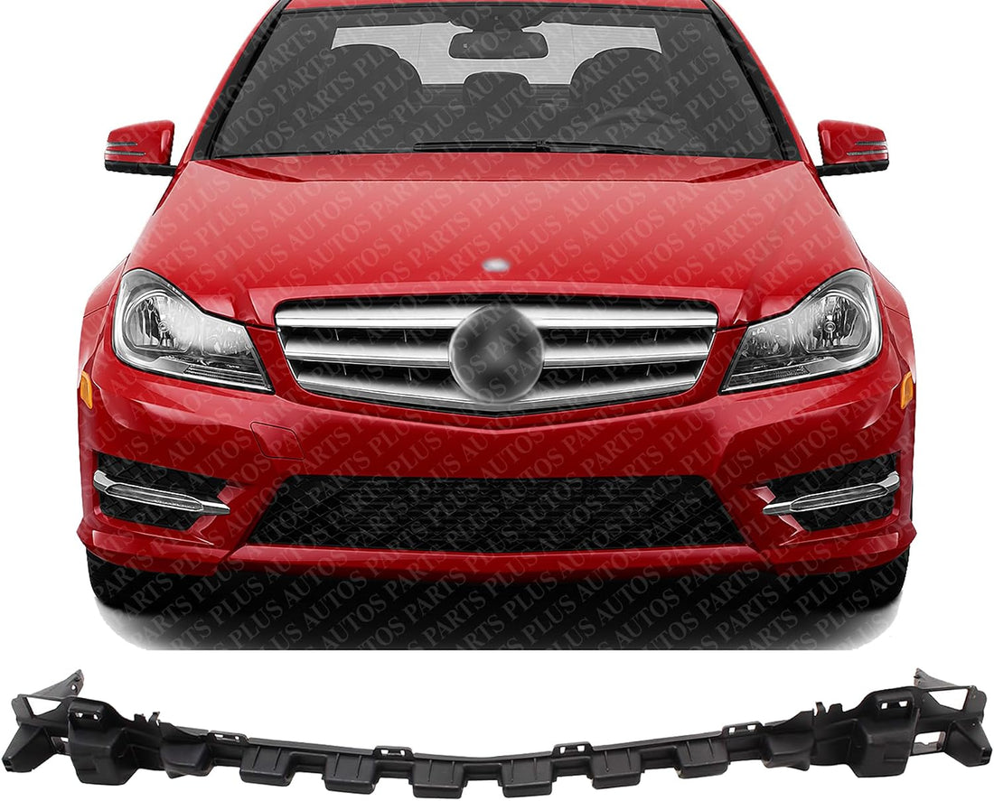 Front Bumper Center Support Plastic Direct Replacement Compatible With 2012-2015 Mercedes Benz C-Class MB1041112 2048854065
