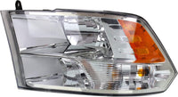 Set Of 2 Front Head Light Assembly Left Driver & Right Passenger Side Direct Replacement Compatible With 2013-2018 Ram 1500 2500 3500 CH2502242 CH2503242 68096438AJ 68096439AJ