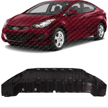 AUTOS PARTS PLUS Front Engine Splash Shield Under Cover Direct Replacement Compatible with 2011-2013 Hyundai Elantra HY1228166 291103X000