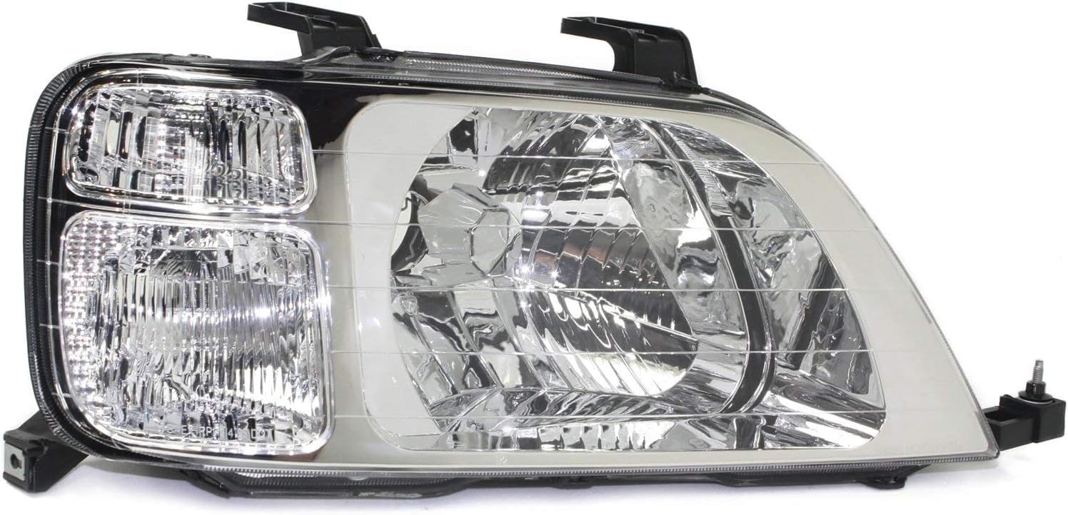 Set Of 2 Front Headlight Lens And Housing Halogen Right Passenger & Left Driver Side Direct Replacement Compatible With 1997-2001 Honda CR-V HO2502112 HO2503112 33151S10A01