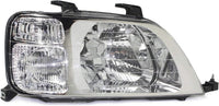 Set Of 2 Front Headlight Lens And Housing Halogen Right Passenger & Left Driver Side Direct Replacement Compatible With 1997-2001 Honda CR-V HO2502112 HO2503112 33151S10A01