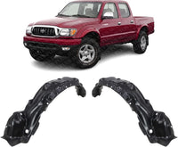 Set of 2 Front Fender Liner Plastic Left Driver & Right Passenger Side Direct Replacement Compatible with 2001-2004 Toyota Tacoma TO1249117 TO1248117 5387504050 5387604050