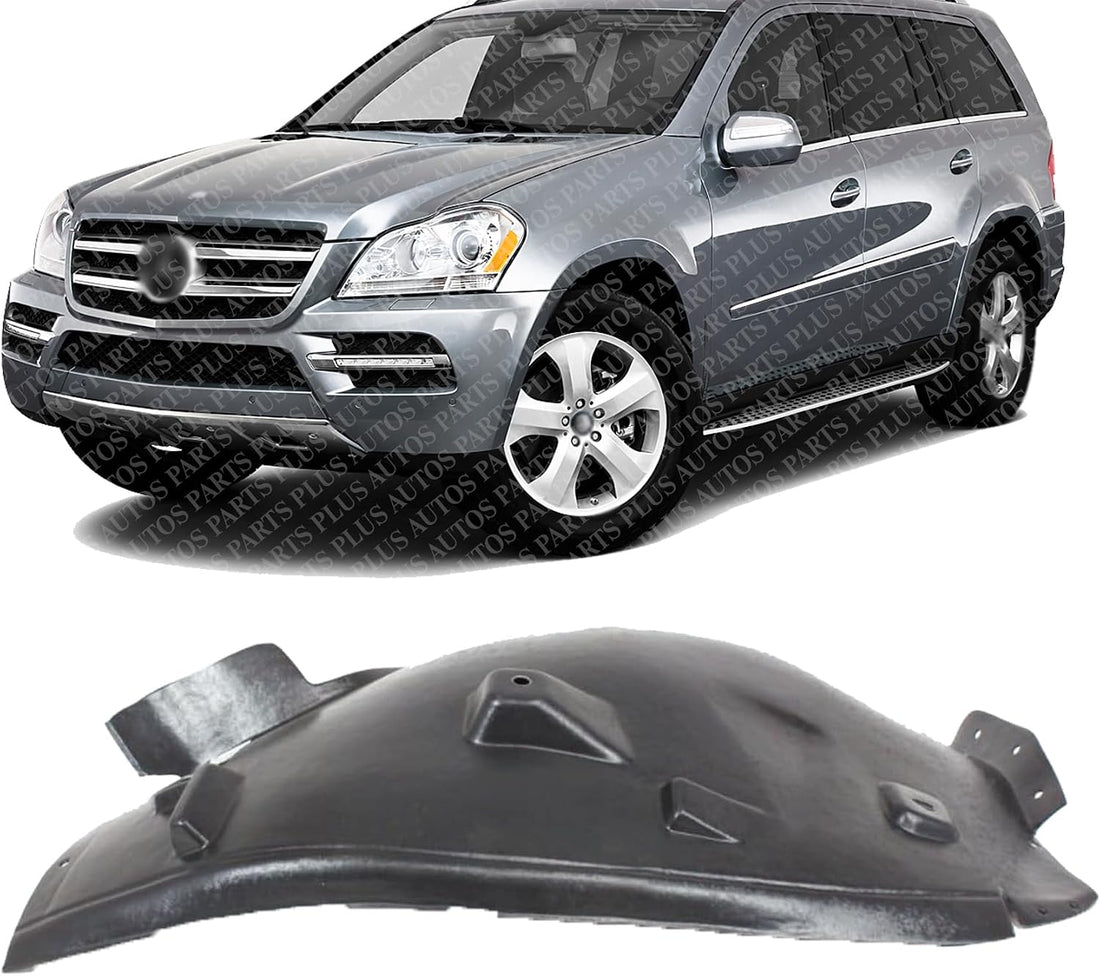Front Fender Liner Rear Section Left Driver Side Direct Replacement Compatible With 2007-2012 Mercedes Benz GL-Class MB1248124 1648842522