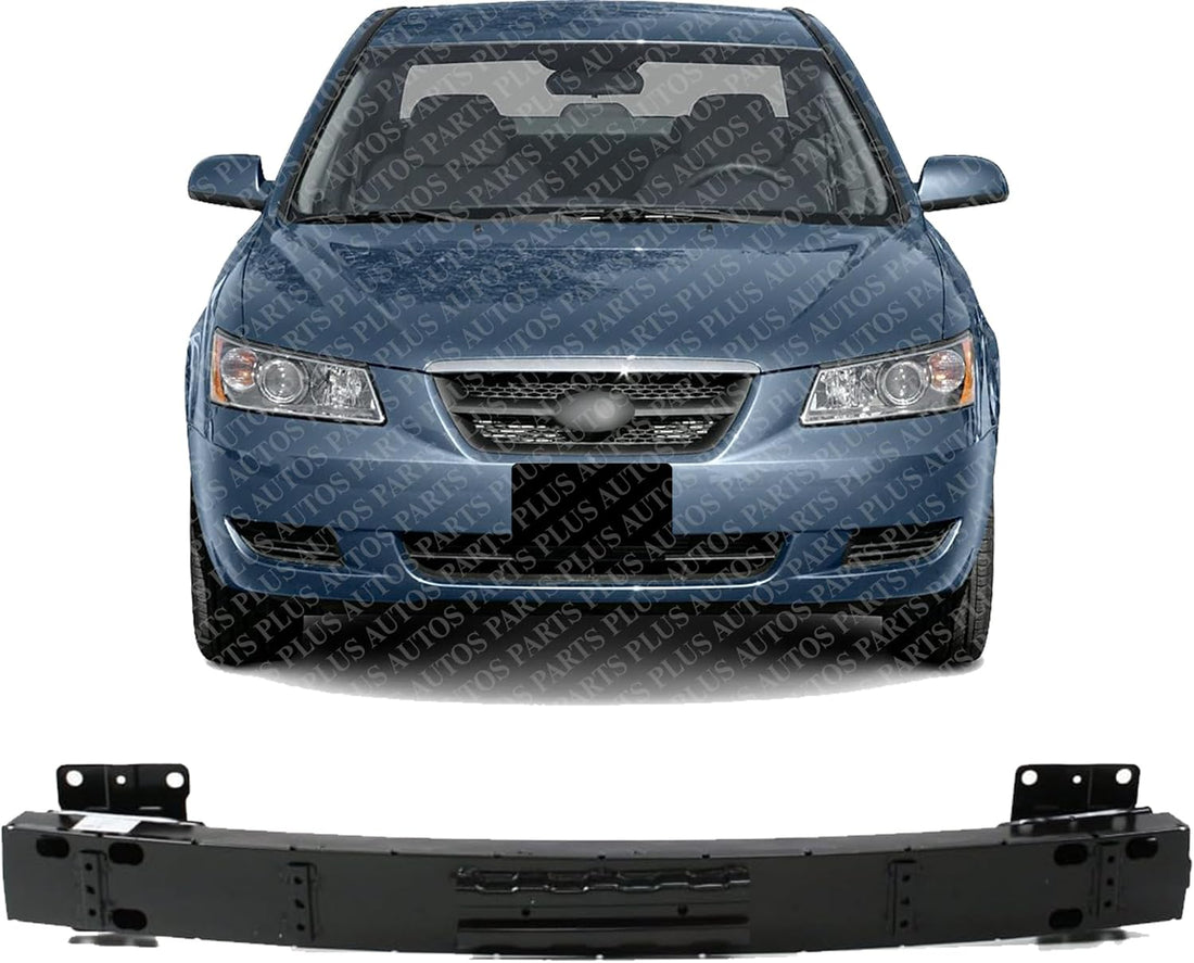 Front Bumper Reinforcement Impact Bar Steel Direct Replacement Compatible With 2006-2008 Hyundai Sonata HY1006123 865300A050