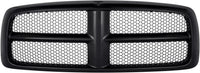 Front Honeycomb Grille Black Paint To Match Direct Replacement Compatible With 2002-2005 Dodge RAM 1500 2500 3500 CH1200331 5GR97DX8AE-PFM