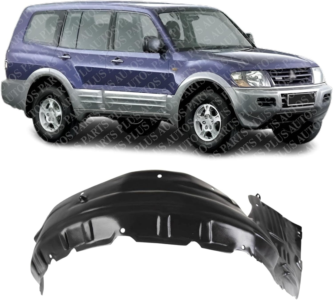 Front Fender Liner Right Passenger Side Direct Replacement Compatible With 2001-2002 Mitsubishi Montero MI1249112 MR508126