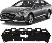 Front Upper Radiator Support Cover Plastic Direct Replacement Compatible With 2018-2019 Hyundai Sonata HY1224118 86361C2700