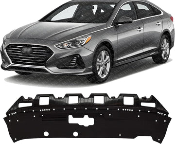 Front Upper Radiator Support Cover Plastic Direct Replacement Compatible With 2018-2019 Hyundai Sonata HY1224118 86361C2700