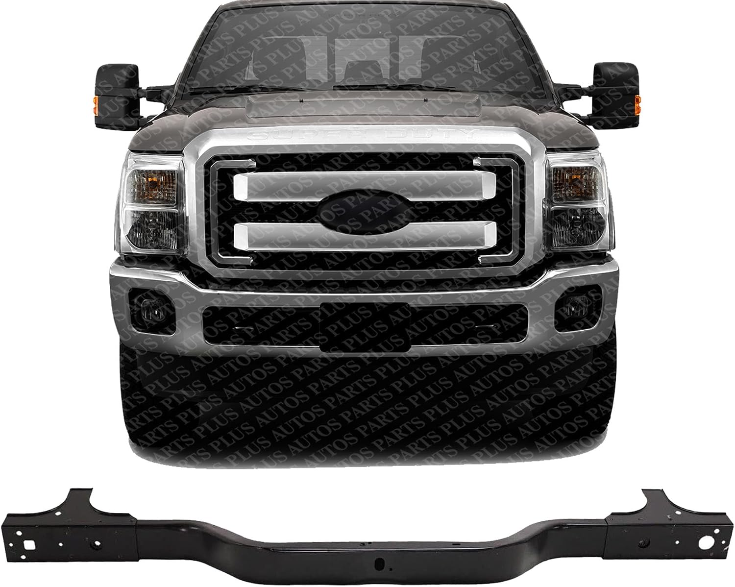 Front Lower Radiator Support Assembly Steel Direct Replacement Compatible With 2011-2016 Ford F-Series Super Duty FO1225213 BC3Z16138A