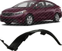 Front Fender Liner Left Driver Side Direct Replacement Compatible With 2017-2018 Kia Forte5 KI1248155 86811A7900