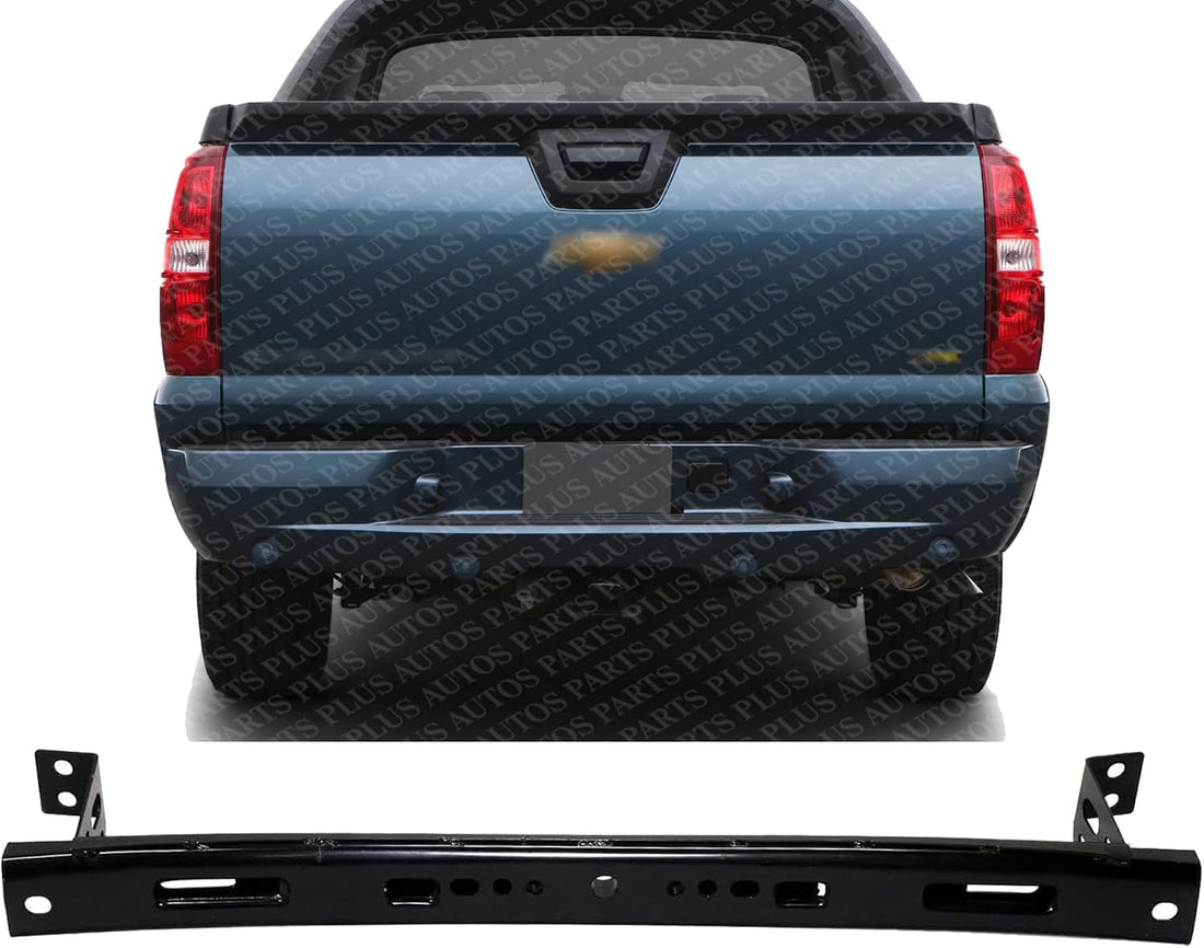 Rear Bumper Reinforcement Steel Direct Replacement Compatible With 2002-2013 Chevrolet Avalanche / 1999-2006 Silverado 1500/2500 / 3500 GM1106672 15154375