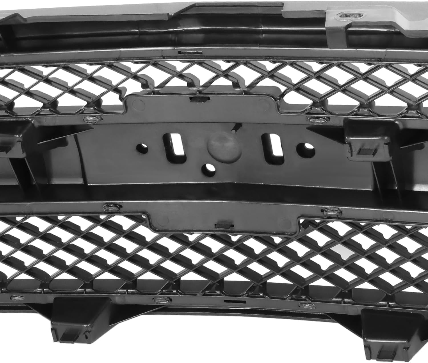 AUTOS PARTS PLUS Front Grille Textured Shell & Insert Direct Replacement Compatible With Chevrolet Silverado 1500 2007-2013 GM1200578 25810706 22829433