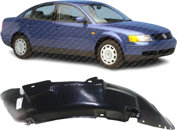 Front Fender Liner Right Passenger Side Direct Replacement Compatible With 1998-2001 Volkswagen Passat VW1251102 3B0809962C01C