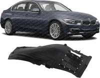 Front Section Fender Liner Right Passenger Side Direct Replacement Compatible With 2009-2015 BMW 7-Series BM1249114 51717185164