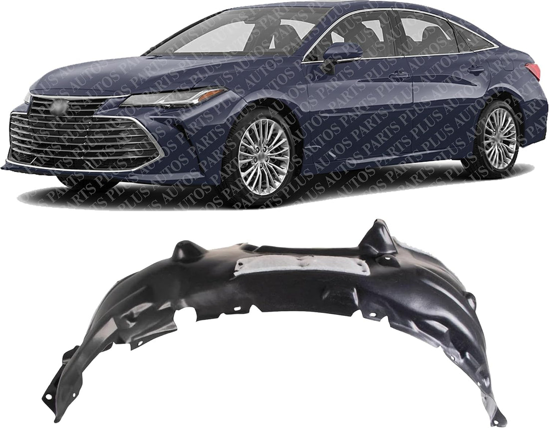 Front Fender Liner Left Driver Side Direct Replacement Compatible With 2019-2022 Toyota Avalon TO1248225 5380607021 5380607020