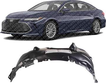 Front Fender Liner Left Driver Side Direct Replacement Compatible With 2019-2022 Toyota Avalon TO1248225 5380607021 5380607020