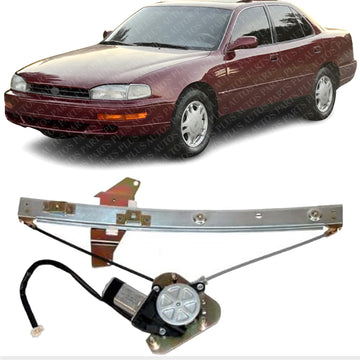 Front Window Regulator with Motor Left Driver Side Direct Replacement Compatible with 1992-1996 Toyota Camry TO1350122 6982006021