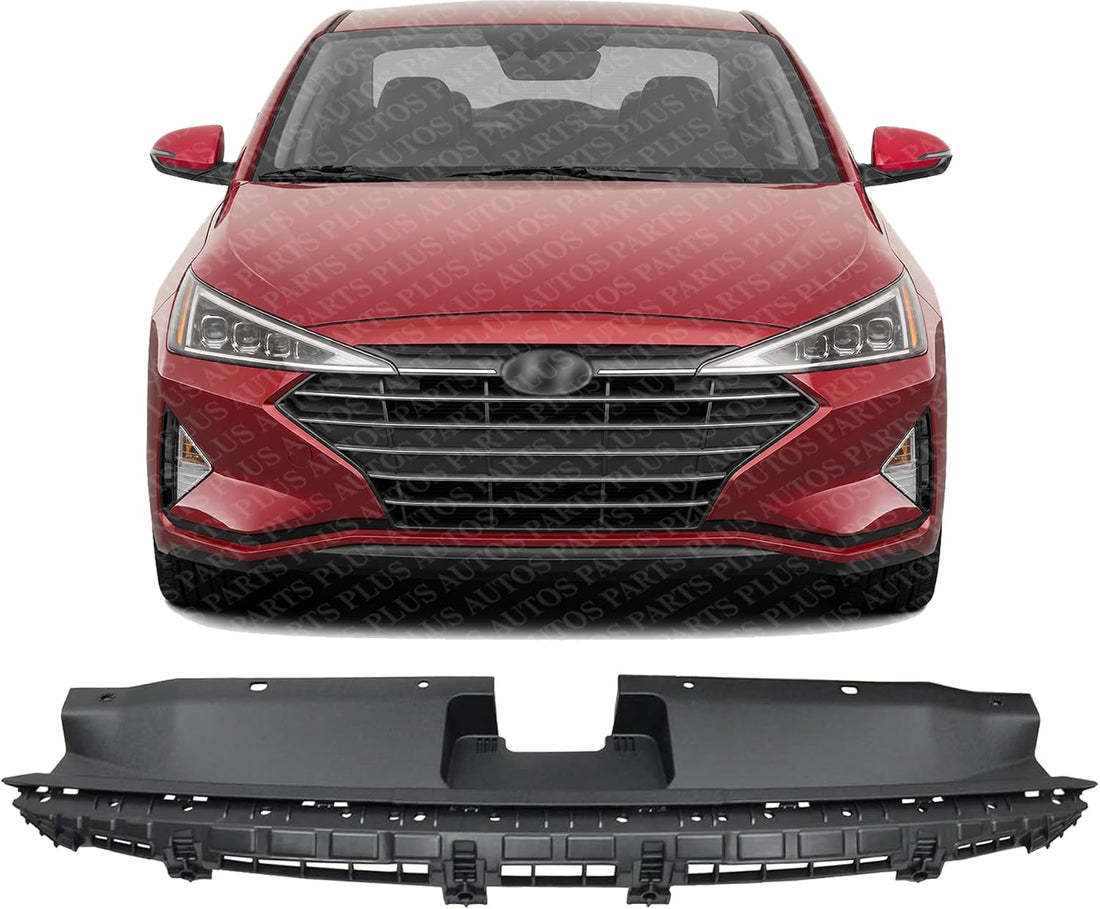 Front Radiator Support Cover Plastic Direct Replacement Compatible With 2019-2020 Hyundai Elantra HY1224119 86356F3500