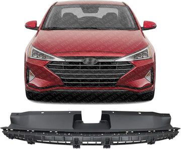 Front Radiator Support Cover Plastic Direct Replacement Compatible With 2019-2020 Hyundai Elantra HY1224119 86356F3500