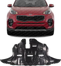 Front Engine Splash Shield Under Cover Plastic Direct Replacement Compatible with 2017-2019 Kia Sportage KI1228160 29110D9700
