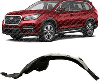 Front Fender Liner Left Driver Side Direct Replacement Compatible with 2019-2023 Subaru Ascent SU1248136 59110XC01A-PFM