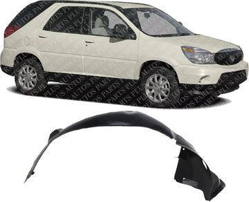 Front Fender Liner Right Passenger Side Direct Replacement Compatible With 2002-2007 Buick Rendezvous GM1251106 10317707