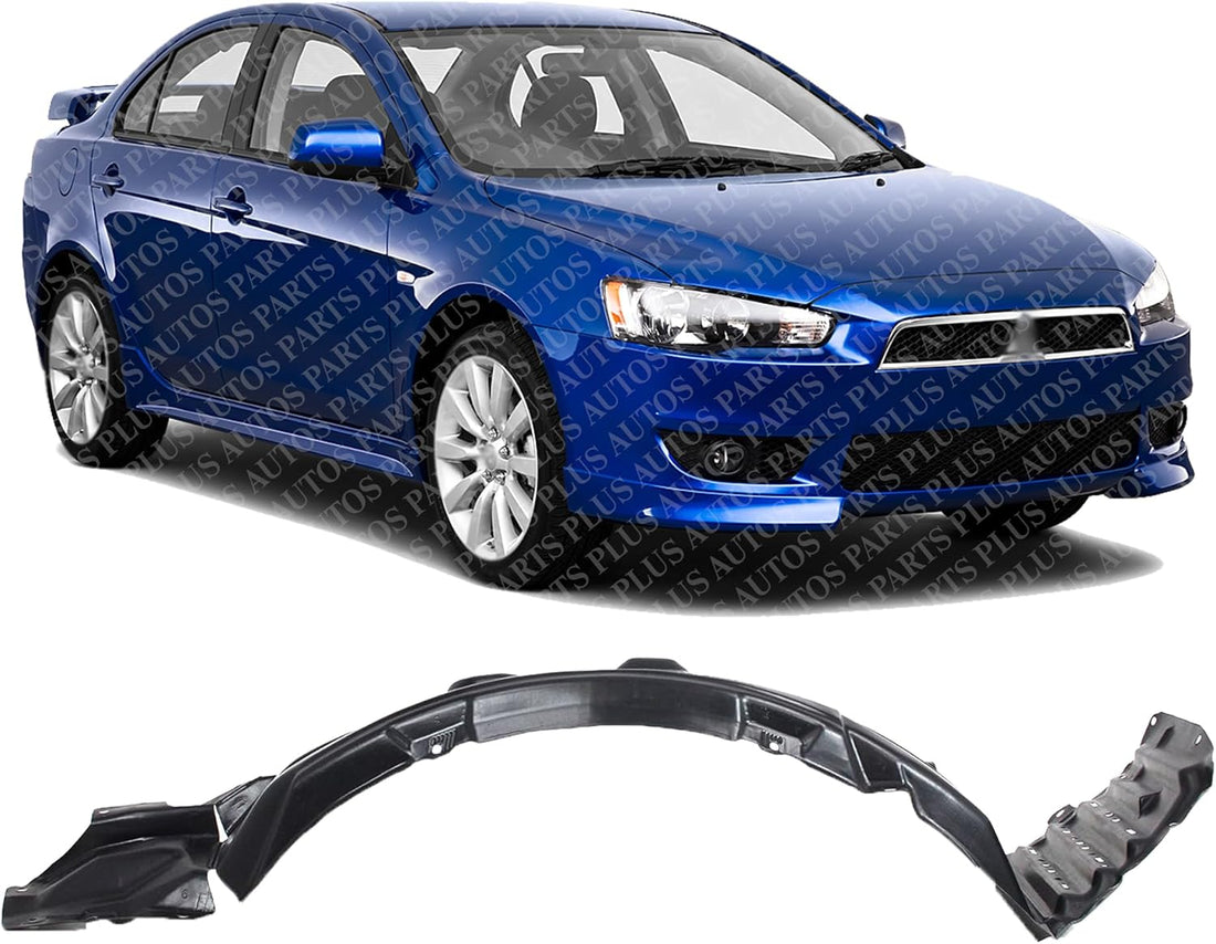 Front Fender Liner Right Passenger Side Direct Replacement Compatible With 2008-2013 Mitsubishi Lancer MI1249121 5370B102