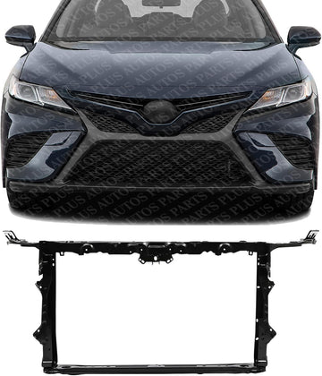 Front Radiator Upper Support Assembly Steel Direct Replacement Compatible With 2018-2025 Toyota Camry TO1225459 5320533901-PFM 5320333902 5320