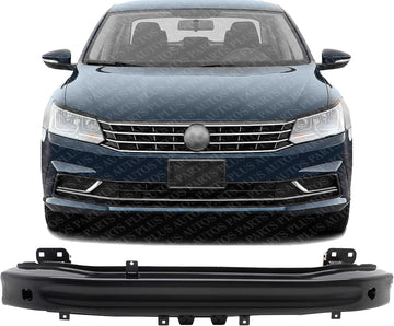 Front Bumper Impact Bar Reinforcement Steel Direct Replacement Compatible With 2016-2019 Volkswagen Passat VW1006143 561807109B