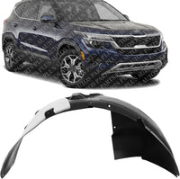 Front Fender Liner Right Passenger Side Direct Replacement Compatible With 2021-2023 Kia Seltos KI1249168 86812Q5000