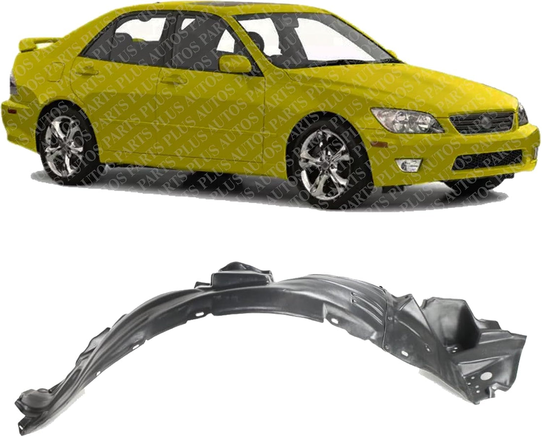 Front Fender Liner Right Passenger Side Direct Replacement Compatible With 2001 Lexus IS300 LX1251102 5387553023