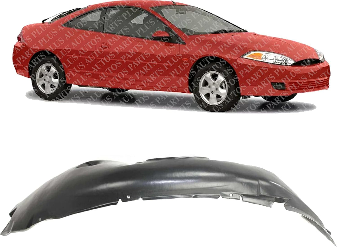 Front Fender Liner Right Passenger Side Direct Replacement Compatible with 1999-2002 Mercury Cougar FO1251125 XS8Z16102AA