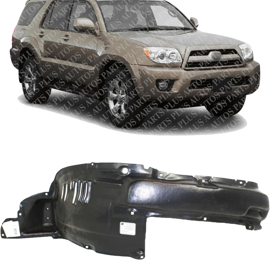 Front Fender Liner Right Passenger Side Direct Replacement Compatible With 2006-2009 Toyota 4Runner TO1251124 5387535100