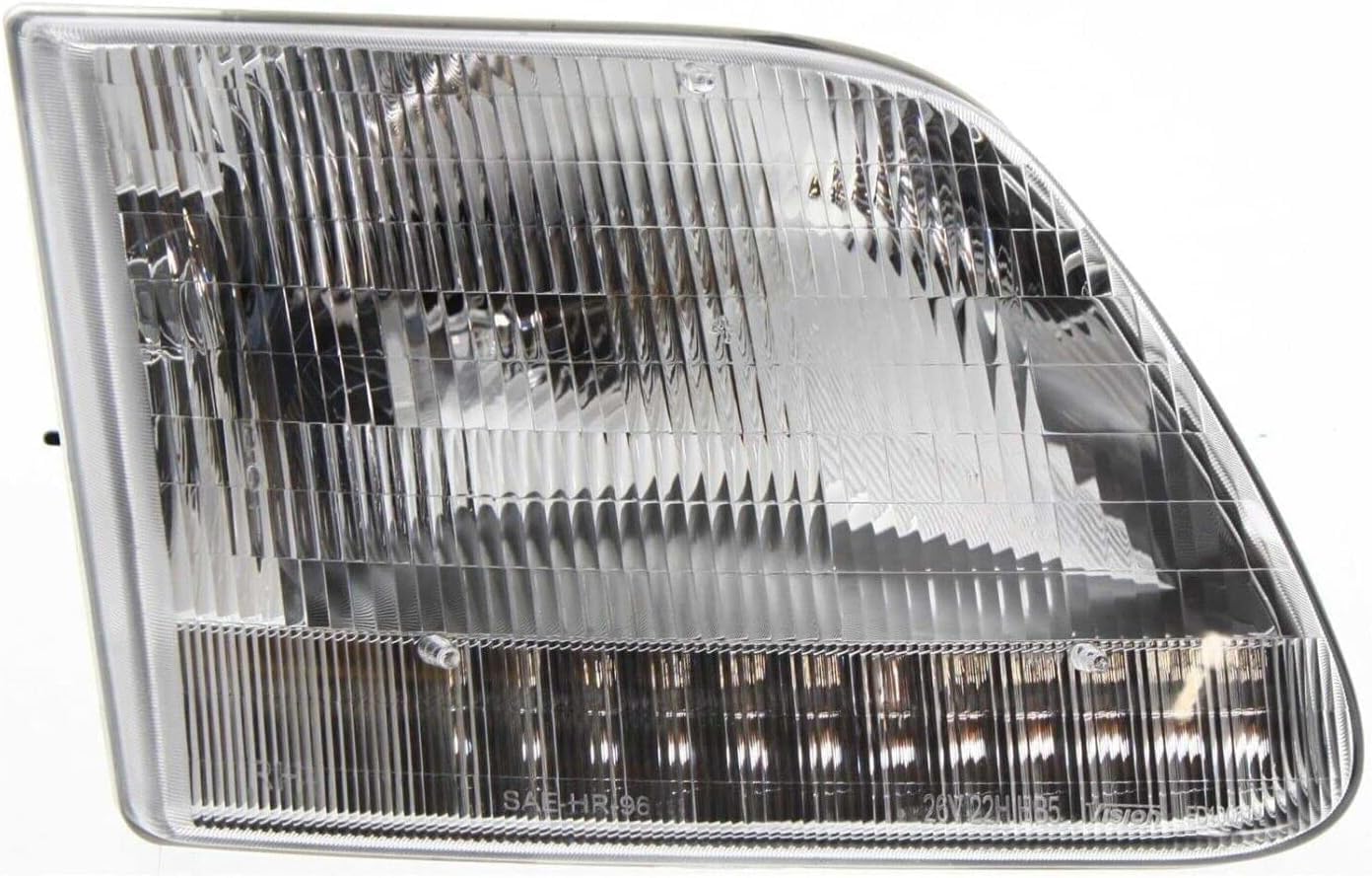 AUTOS PARTS PLUS Front Headlights Assembly Without Bracket + Corner Lamps Right Passenger & Left Driver Side Direct Replacement Compatible With 1997-2003 Ford F-Series FO2503139 FO2502139