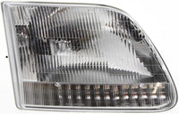 AUTOS PARTS PLUS Front Headlights Assembly Without Bracket + Corner Lamps Right Passenger & Left Driver Side Direct Replacement Compatible With 1997-2003 Ford F-Series FO2503139 FO2502139
