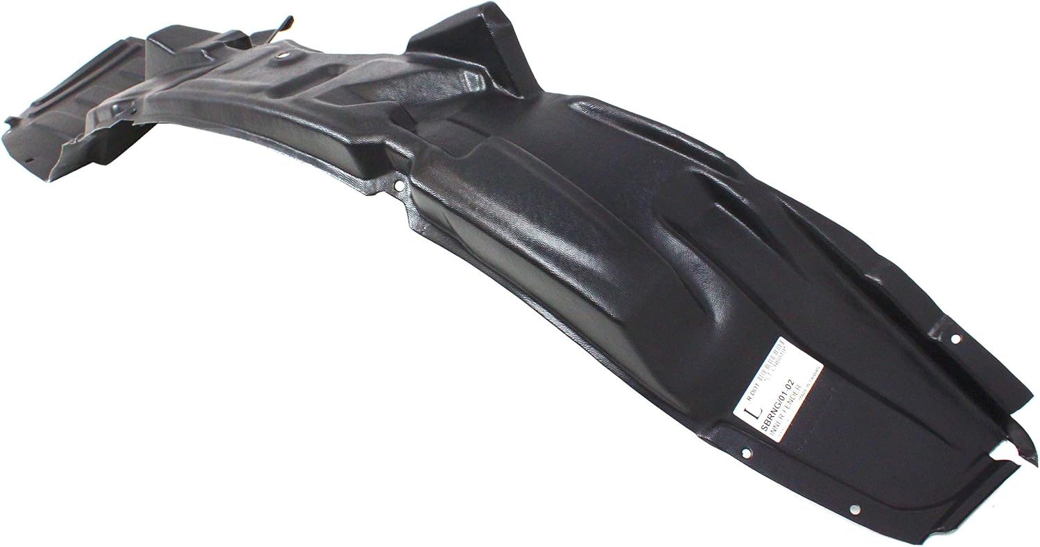 Front Fender Liner Right Passenger Side Direct Replacement Compatible With 2001-2002 Chrysler Sebring CH1251134 MR990646